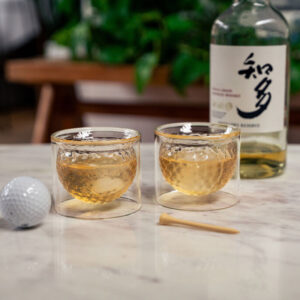 Alternative view of Golf Ball Glasses