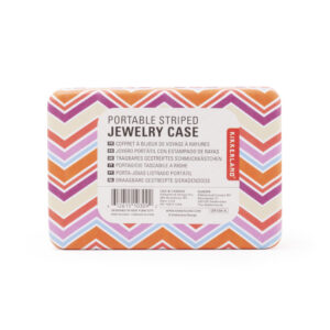 Portable Striped Jewelry Case - Image 5