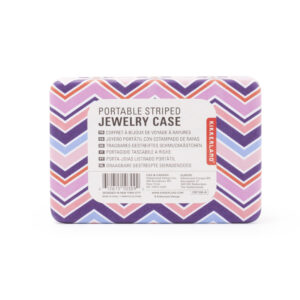 Portable Striped Jewelry Case - Image 4