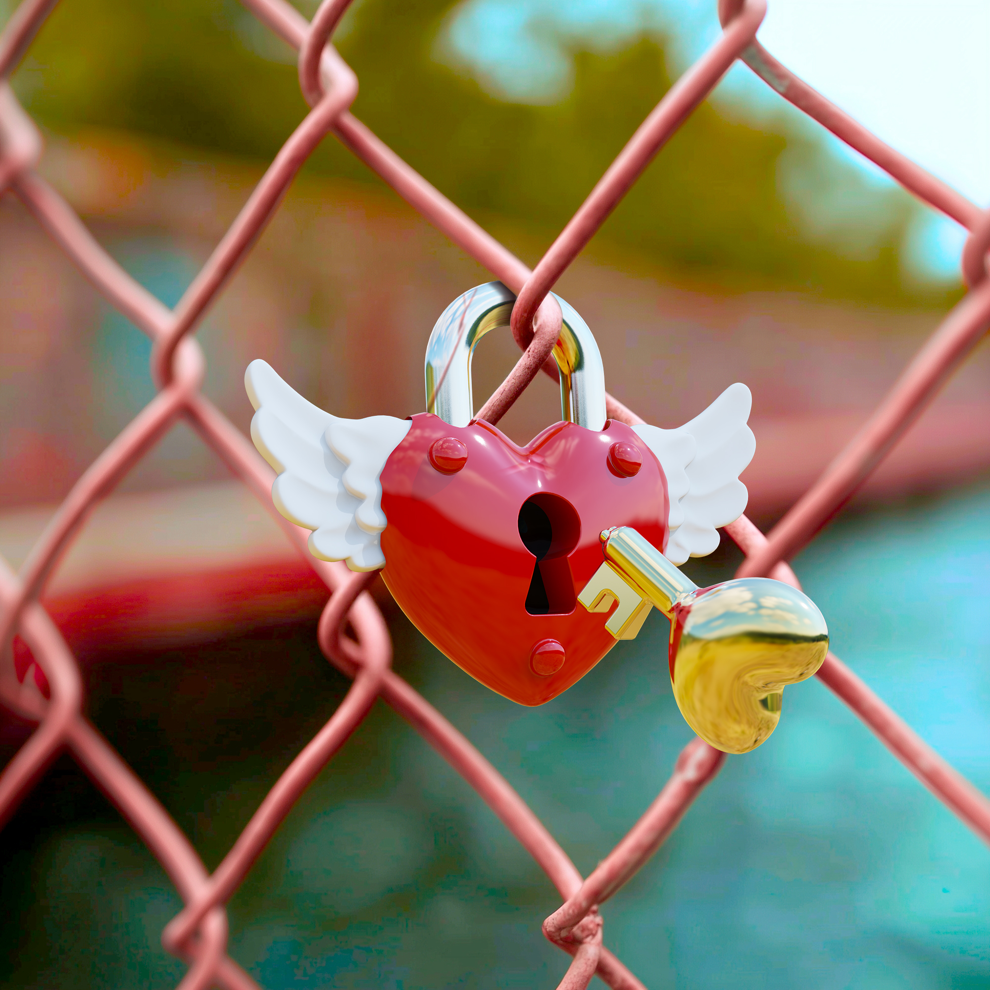 MTM Keyring Love Lock - Image 6