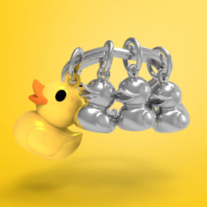 MTM Duck Family Keyring - Image 3