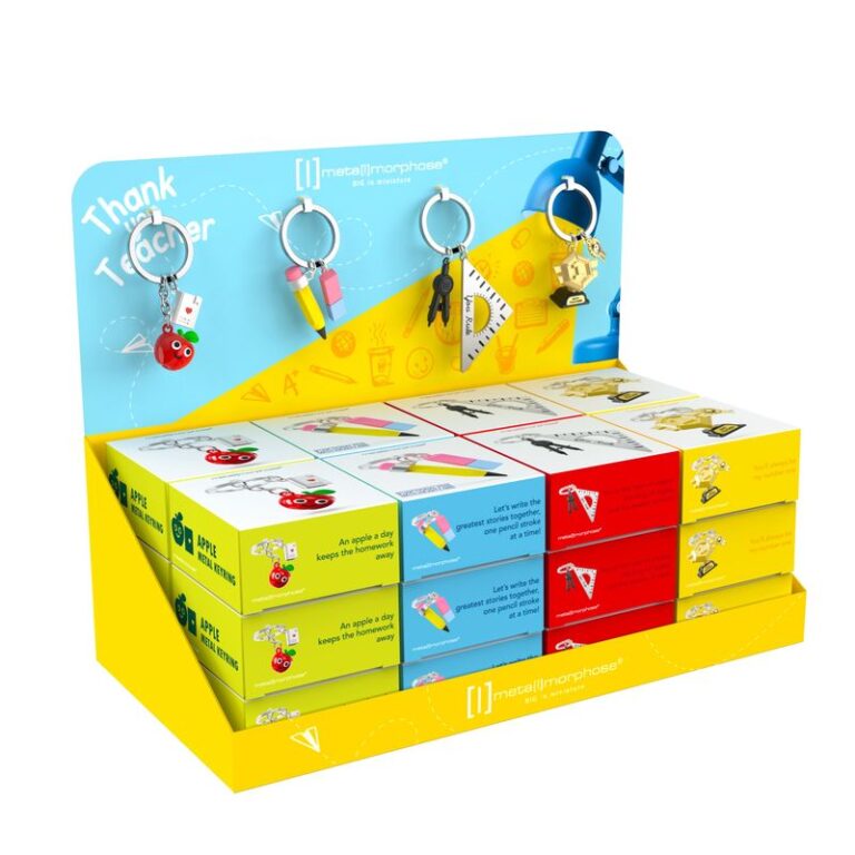 Key Ring Collection Display Teacher Themed Keyring Display - Kitschkool