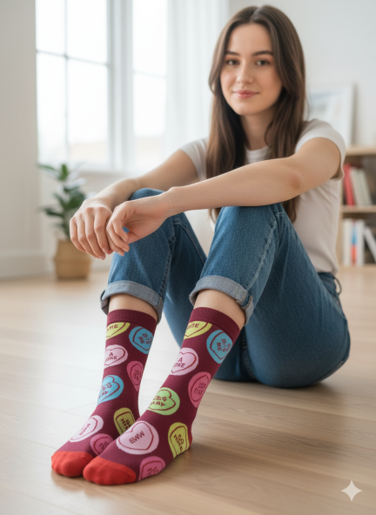 Sweat Heart Socks - Image 2