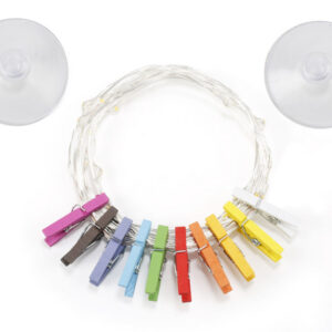 Mini Clothespin String Lights - Image 3